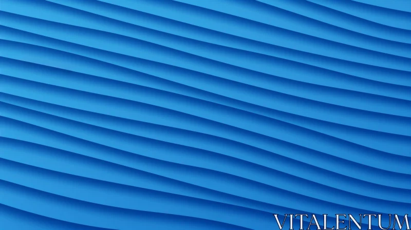 Blue Wavy Background | Serene Diagonal Pattern in Shades of Blue AI Image