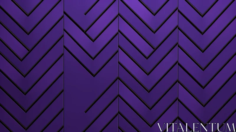 AI ART Purple and Black Geometric 3D Pattern