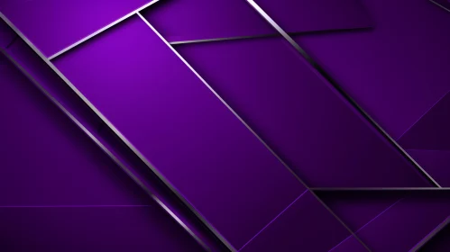 Purple Geometric Abstract Background | 3D Rendering