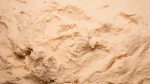 Light Brown Rough Texture Paste Close-Up