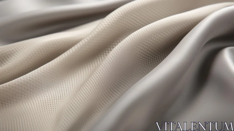 AI ART Soft Beige Fabric Close-Up