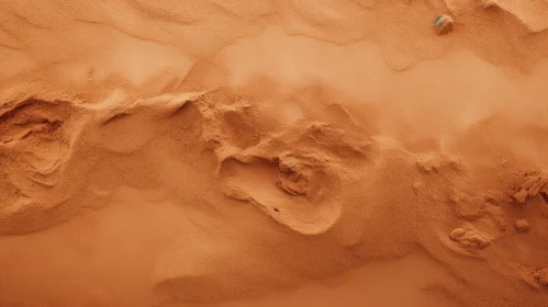 Tranquil Desert Sand Dune Landscape