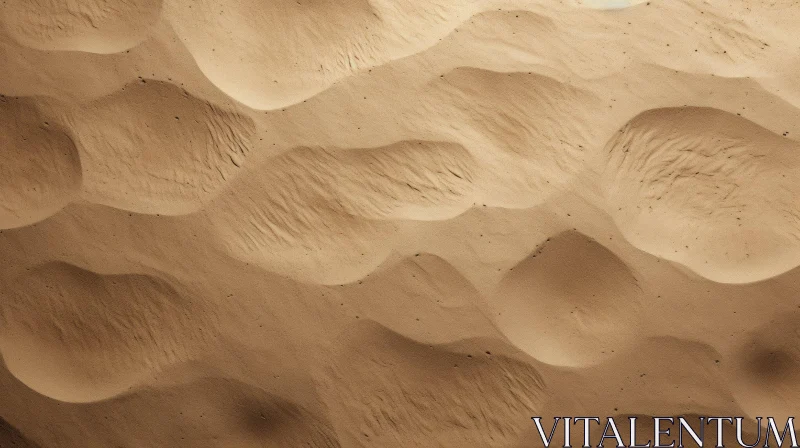 Sunlit Sand Dune Texture AI Image