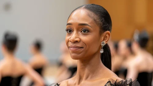 Young African-American Woman Ballet Portrait
