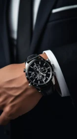 Elegant Man's Wristwatch - Stylish Fashion Statement