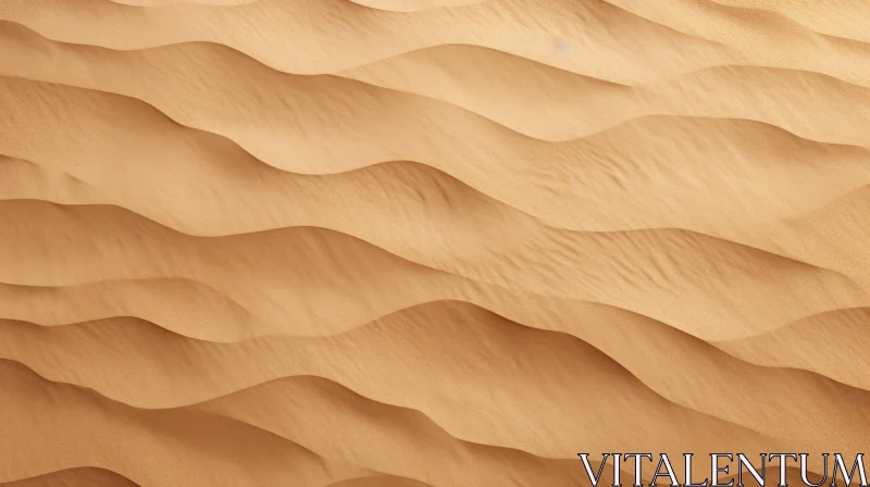 Detailed Sand Dune Texture - High Angle View AI Image