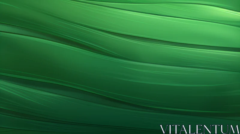 Green Gradient Background: Smooth and Glossy Finish AI Image