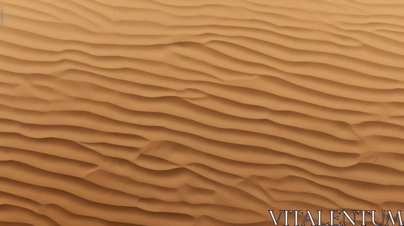 Fine Sand Dune Texture - High Angle View AI Image