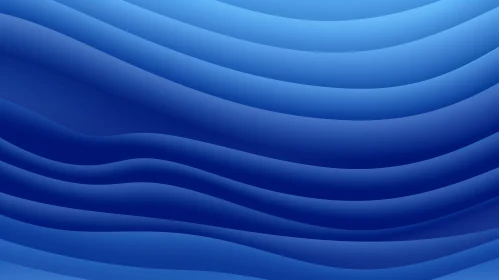 Blue Abstract Waves Background