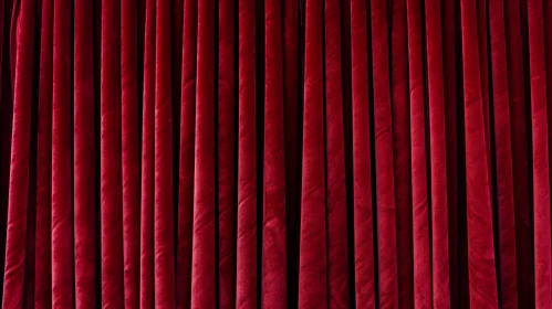 Red Velvet Curtain Background