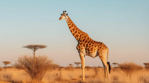 Majestic Giraffe in Natural Habitat