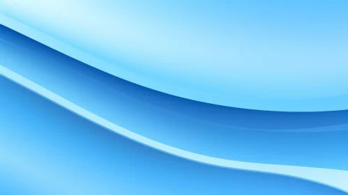 Blue Gradient Background with Light Blue Curved Shapes