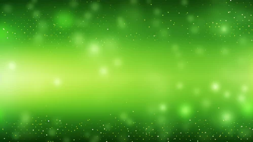 Green Gradient Background with White and Yellow Dots