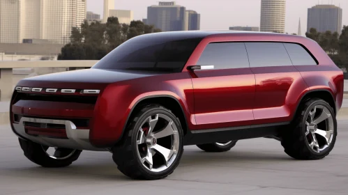 Ford Bronco Concept in Red: A Captivating Vision of the Future