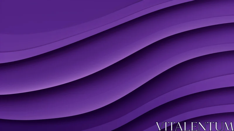 AI ART Purple Abstract Background with Smooth Waves