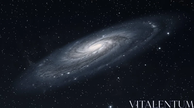 Spiral Galaxy: A Captivating Celestial Wonder AI Image