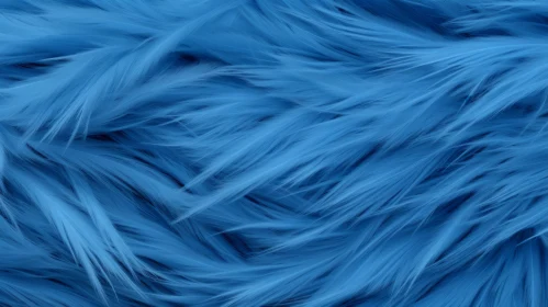 Blue Fur Texture - Soft and Fluffy