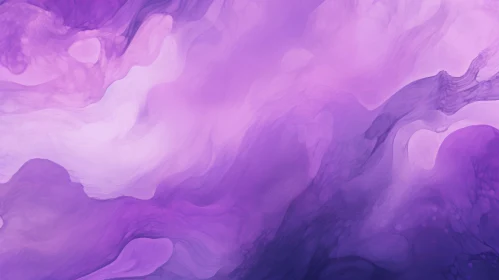 Purple and Pink Abstract Painting - Swirling Energy