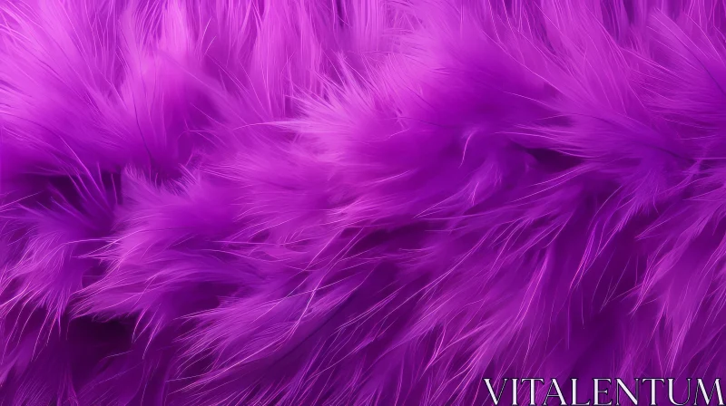 Soft Purple Fur Texture Background AI Image
