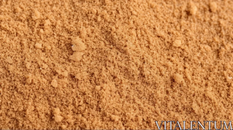 Brown Sugar Texture Close-Up | Sweet Crystal Formations AI Image
