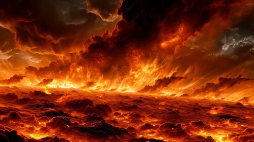 Apocalyptic Hellscape - Surrealistic Artwork