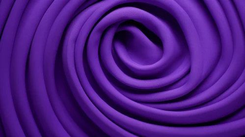 Purple Fabric Spiral Close-up Texture