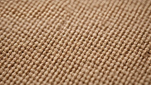 Brown Woven Fiber Carpet Close-Up | Texture Detail