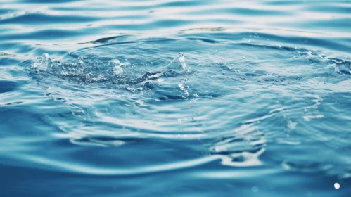 Water Droplet Splash Art
