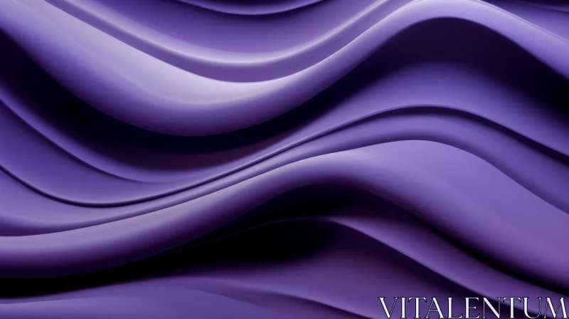 AI ART Purple Wavy Surface Abstract Background