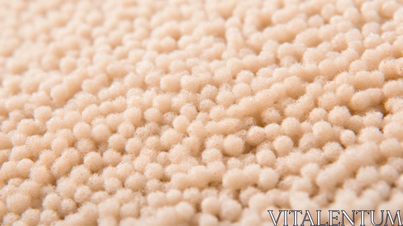 Beige Popcorn Texture Carpet Close-Up AI Image