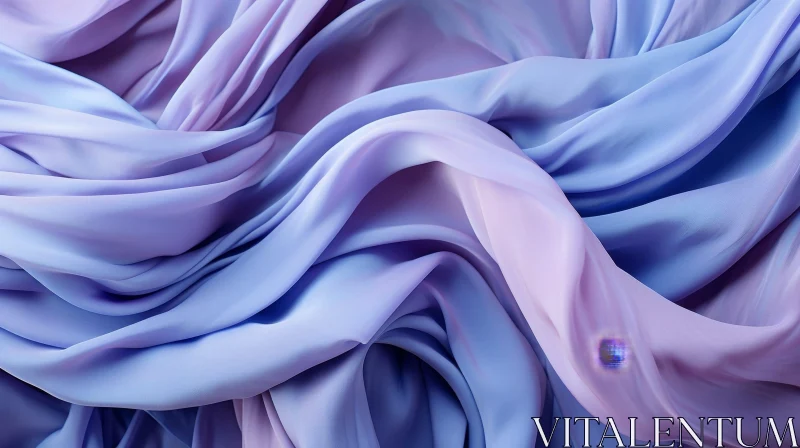 AI ART Elegant Purple Silk Fabric Texture