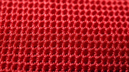 Red Fabric Hexagonal Texture