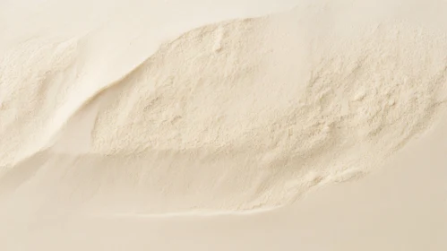 White Powder Texture on Smooth Surface