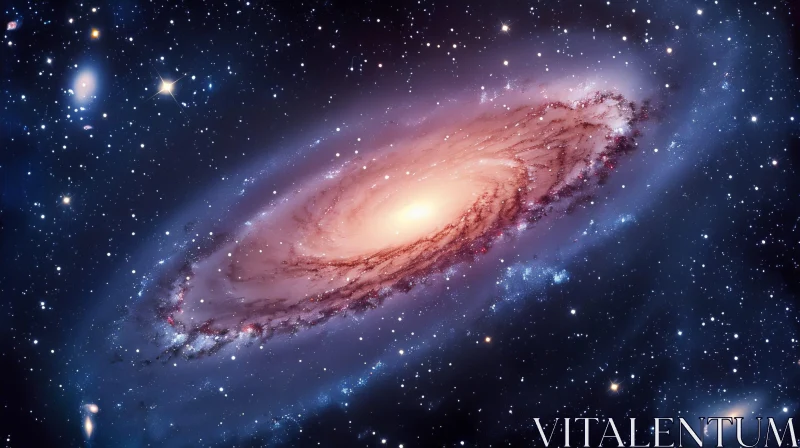 AI ART Stunning Spiral Galaxy in the Universe