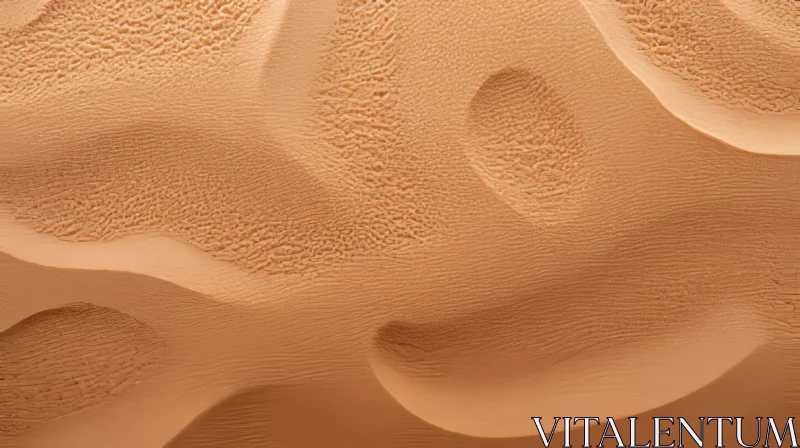 Tranquil Sand Dune Landscape AI Image