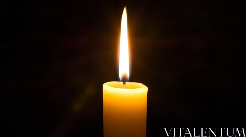 Intriguing Candlelight: A Captivating Image AI Image