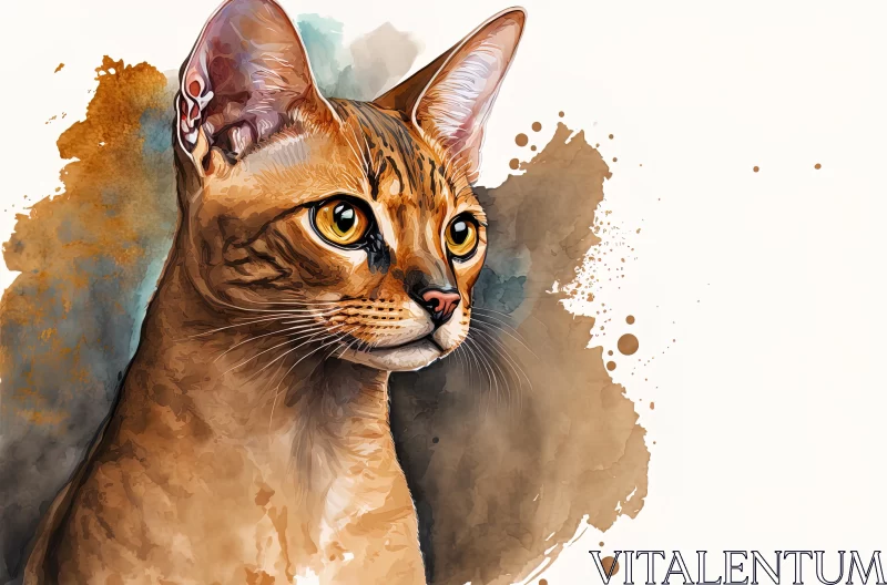 Captivating Bengal Tiger Watercolor Painting | Contest Winner AI Image