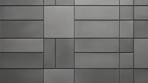 Gray Metal Wall Texture - Reflective Panels