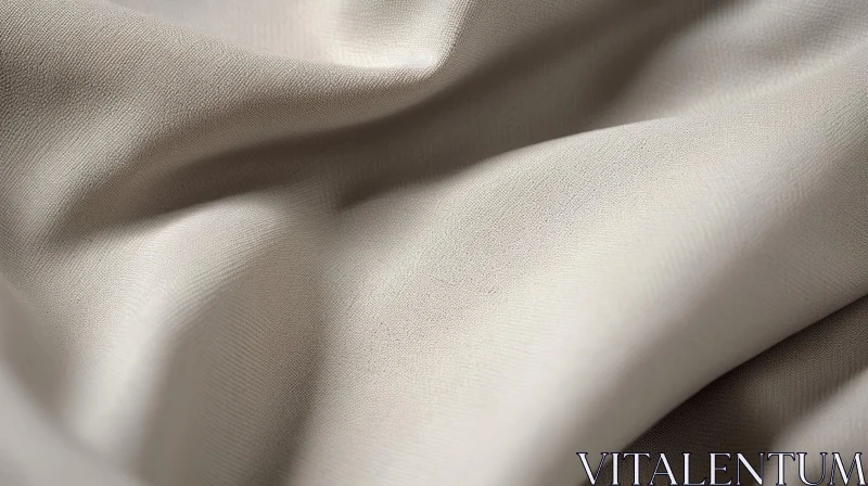 Elegant Beige Fabric Texture Close-Up AI Image
