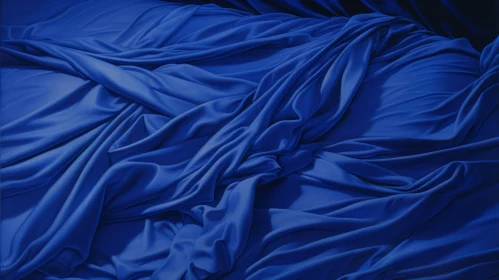 Elegant Blue Cloth Photography