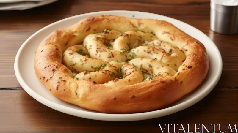 Delicious Garlic Knots: A Culinary Delight AI Image