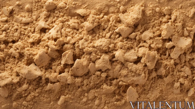 Close-up Dry Ginger Powder Texture AI Image
