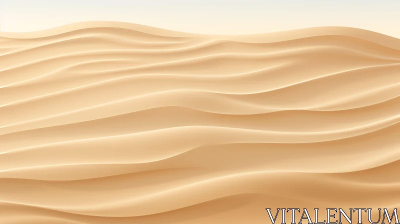 Endless Sand Dunes - Desert Landscape Photography AI Image