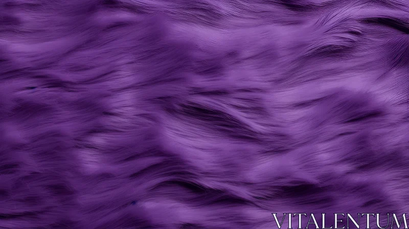 Purple Fur Close-Up | Detailed and Realistic Texture AI Image