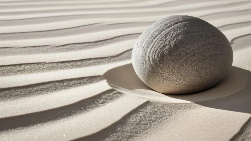 Tranquil Stone and Sand Texture