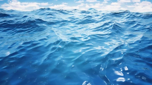 Blue Ocean Waves - Nature Photography