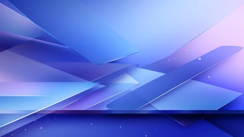 Blue and Purple Crystal Shards Abstract Background