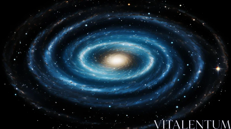 AI ART Spiral Galaxy - Stunning Image of Space Wonders