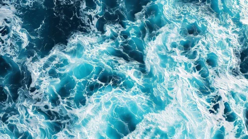 Tranquil Ocean Waves Background