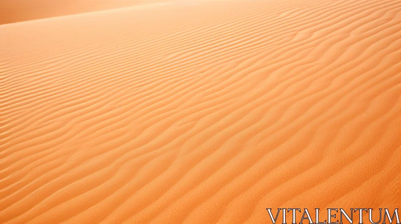 Desert Sand Dune Landscape AI Image